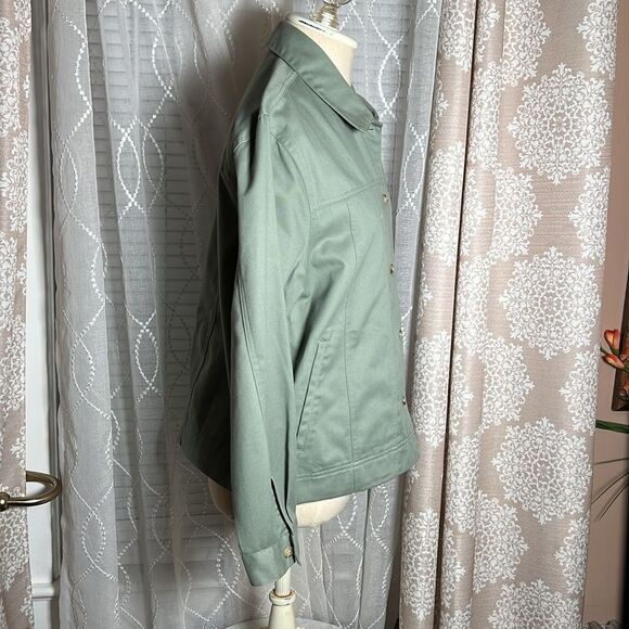 APPLESEED’s petite women’s green jacket size 10p - Picture 4 of 7